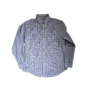 Men's casual button-up dress shirt